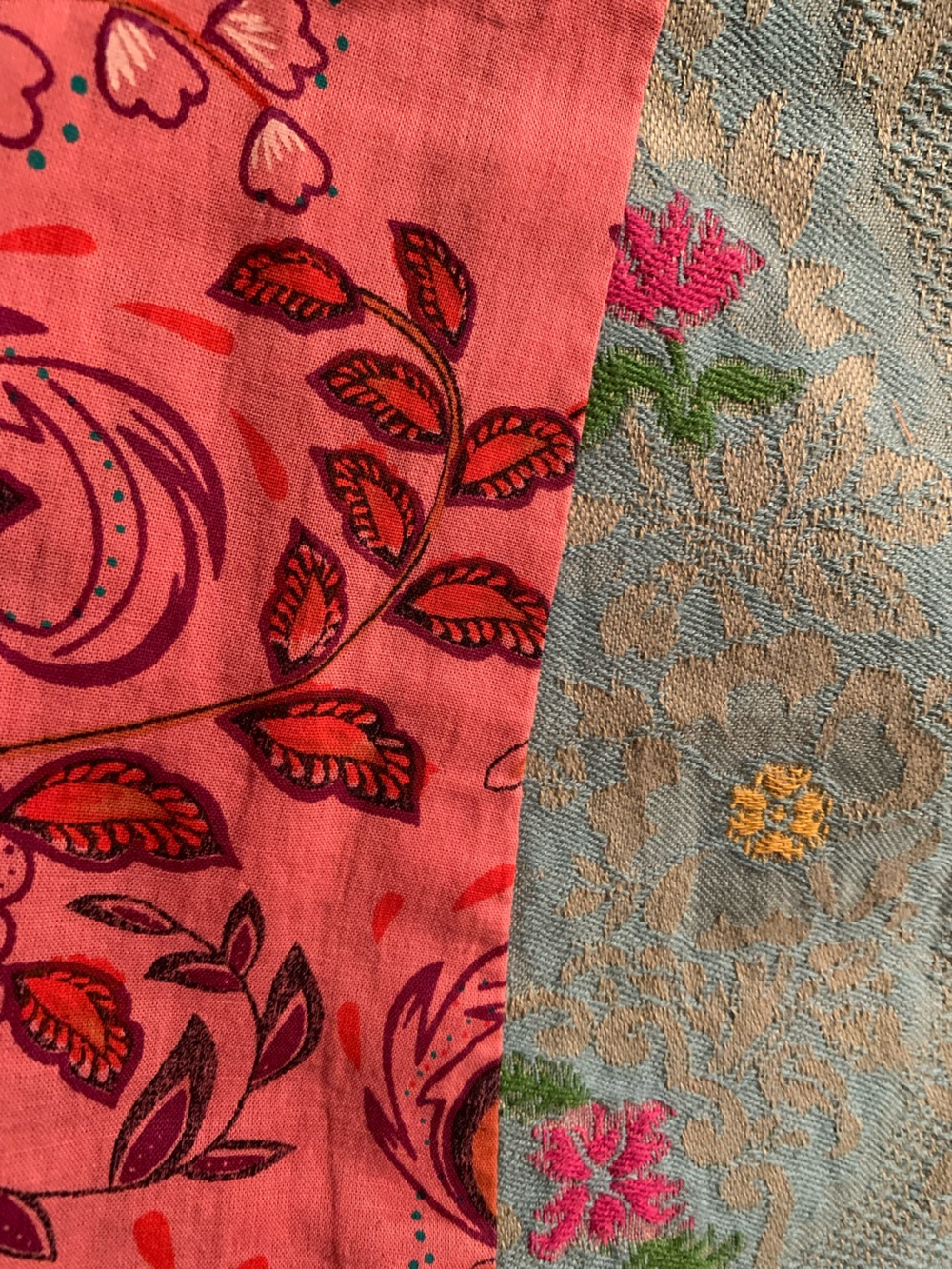 Vintage Sundance Turquoise embroidered Floral-Accented Stripe Blazer L - Picture 10 of 14